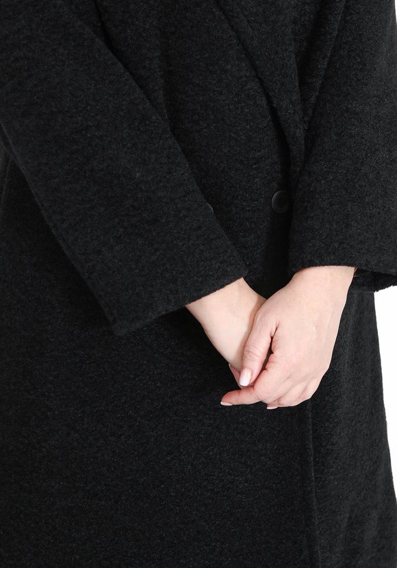 Пальто с отложным воротником и карманами шир.  580, рис. 4