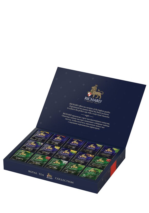 Чай Королевская коллекция, 120 пакетиков шир.  580, рис. 1