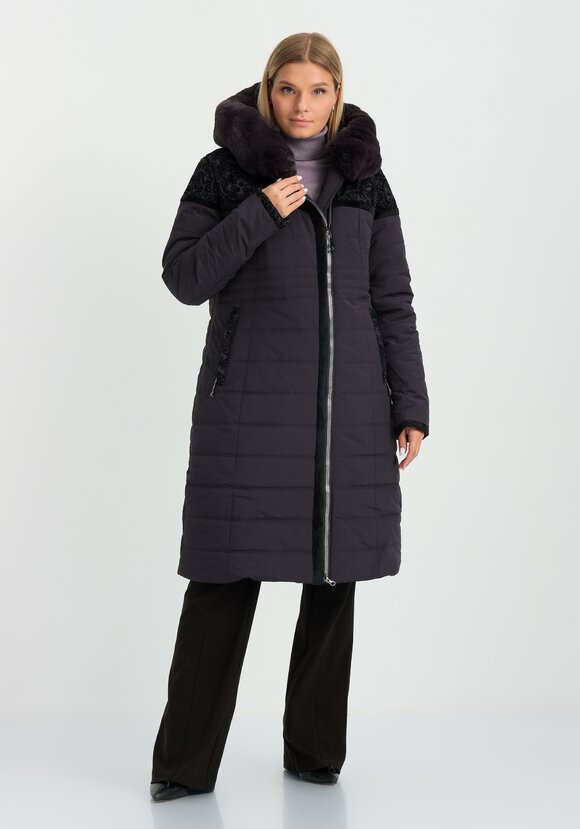 Куртка с принтом из флока шир.  580, рис. 8