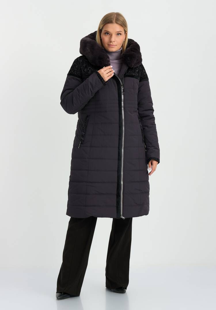 Куртка с принтом из флока шир.  750, рис. 8