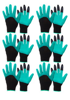 Перчатки садовые  Землеройка, 6 шт.