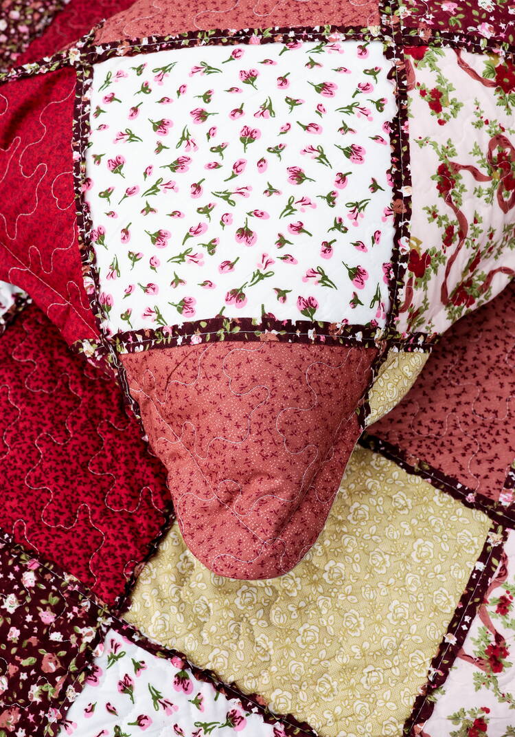 Покрывало с наволочками Печворк шир.  750, рис. 20