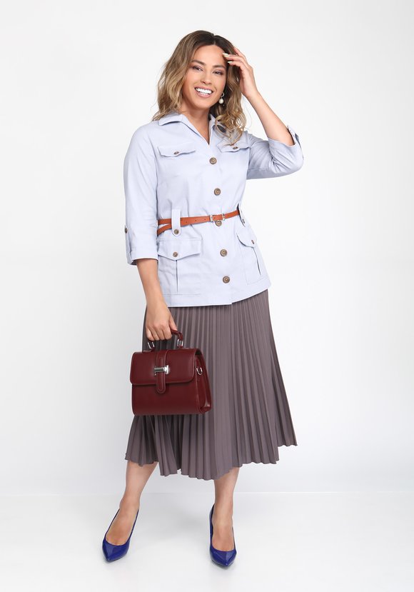 Жакет в стиле сафари Николь шир.  580, рис. 11