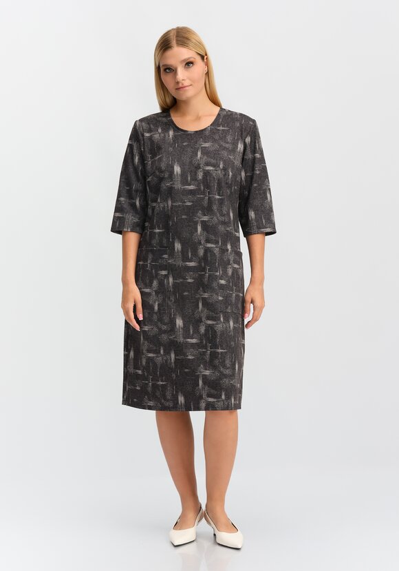 Платье под джинсу Агата шир.  580, рис. 4