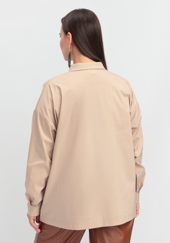 Рубашка с объемным карманом шир.  580, рис. 11