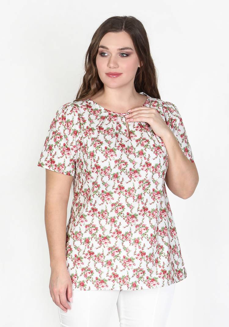 Блуза Летняя нотка шир.  750, рис. 5