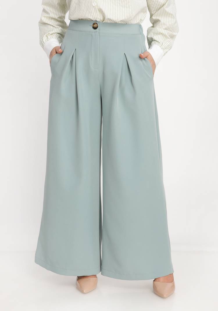 Брюки свободного кроя со складками шир.  750, рис. 5