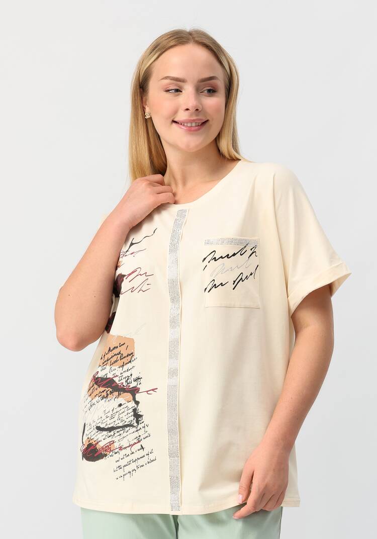 Блуза Скарлет шир.  750, рис. 6