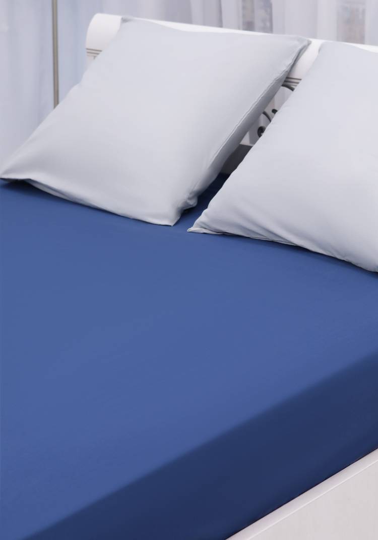 Простыня на резинке из поплина Облако снов шир.  750, рис. 20