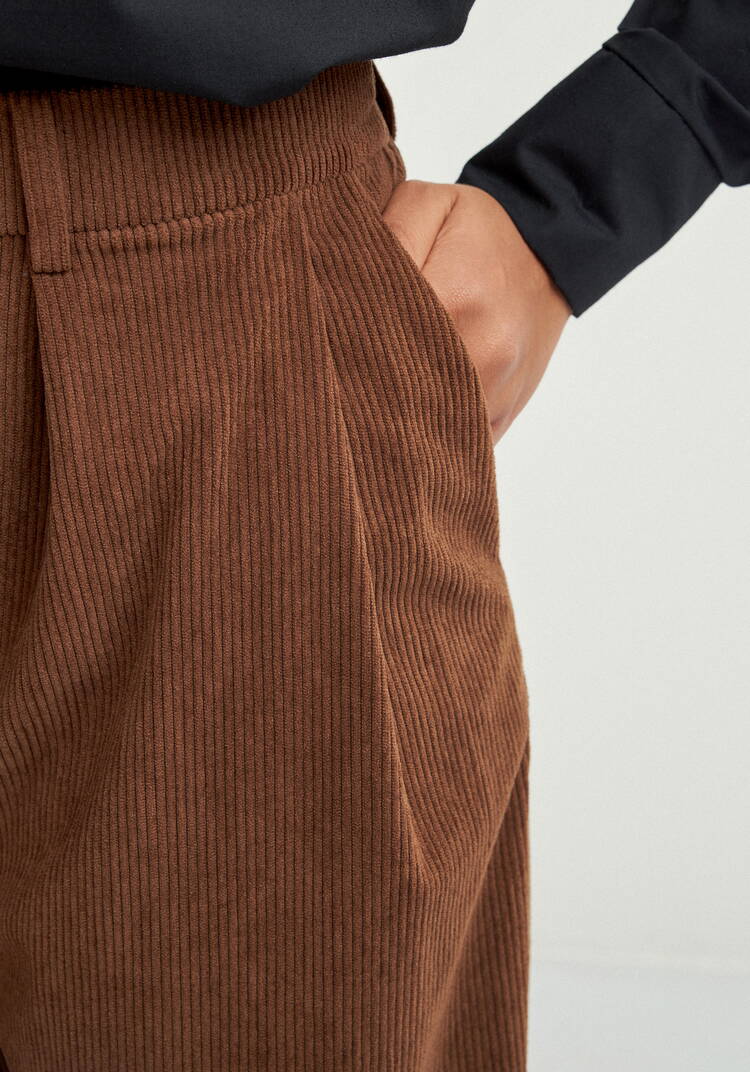 Брюки бананы с комфортным поясом шир.  750, рис. 12