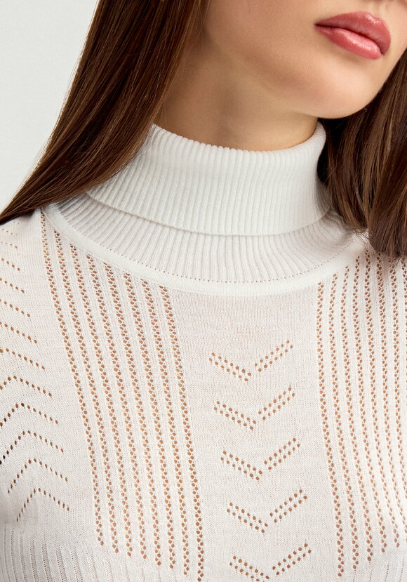 Водолазка из вискозы с узором шир.  580, рис. 19