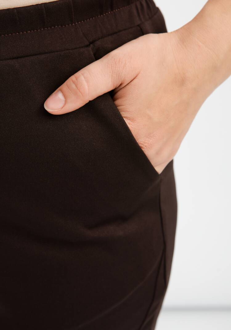 Брюки оригинального кроя на резинке шир.  750, рис. 13