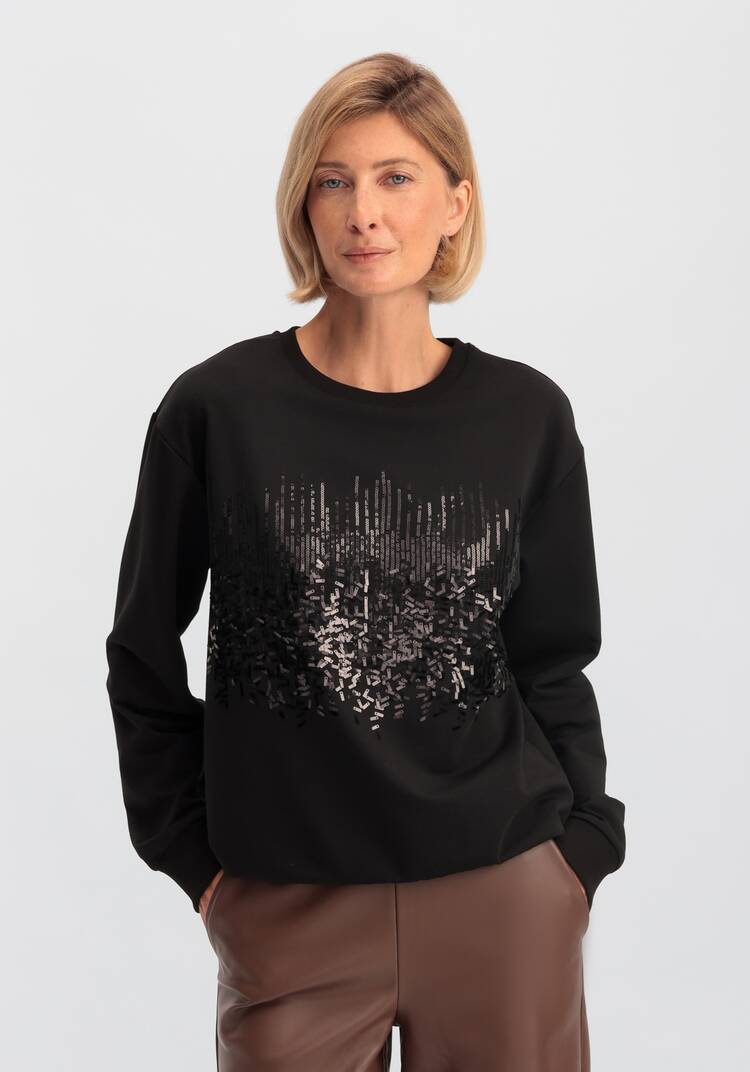 Свитшот с абстрактным рисунком из пайеток шир.  750, рис. 17