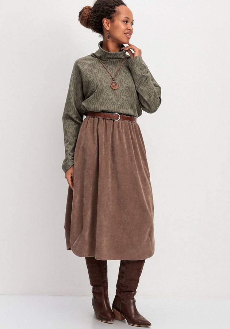 Юбка с разрезами по бокам шир.  750, рис. 7