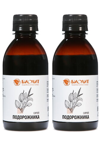 "Подорожник" для органов дыхания, 2 шт.
