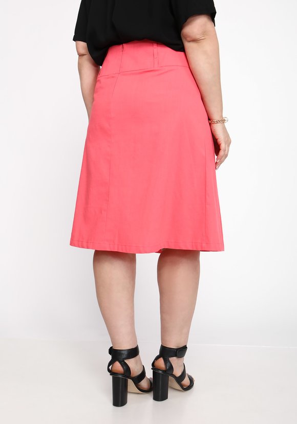 Юбка с встречными складками Поли шир.  580, рис. 10