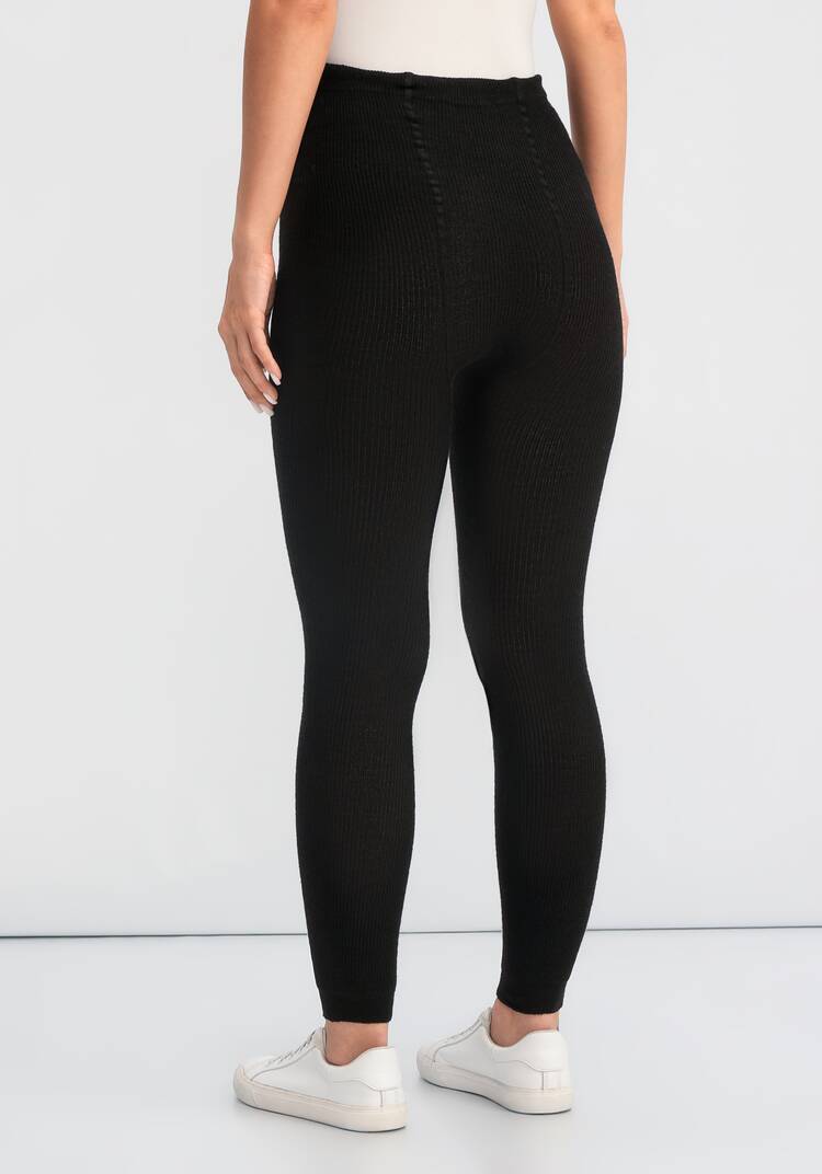 Леггинсы плотные из шерсти мериноса шир.  750, рис. 3