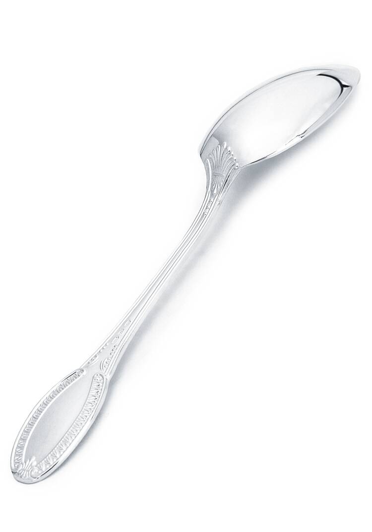 Серебряная кофейная ложка Император шир.  750, рис. 4