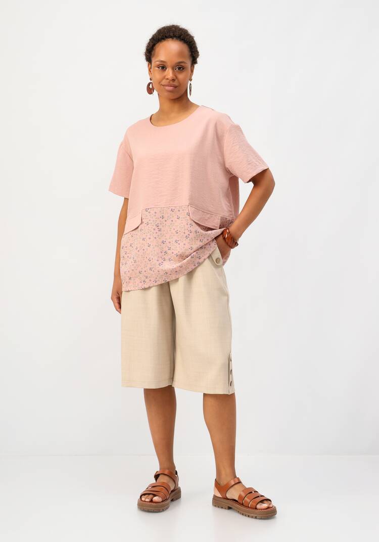 Блуза свободного кроя с дизайнерским кроем шир.  750, рис. 8