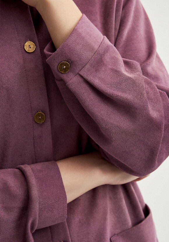 Блуза утепленная на пуговицах шир.  580, рис. 6