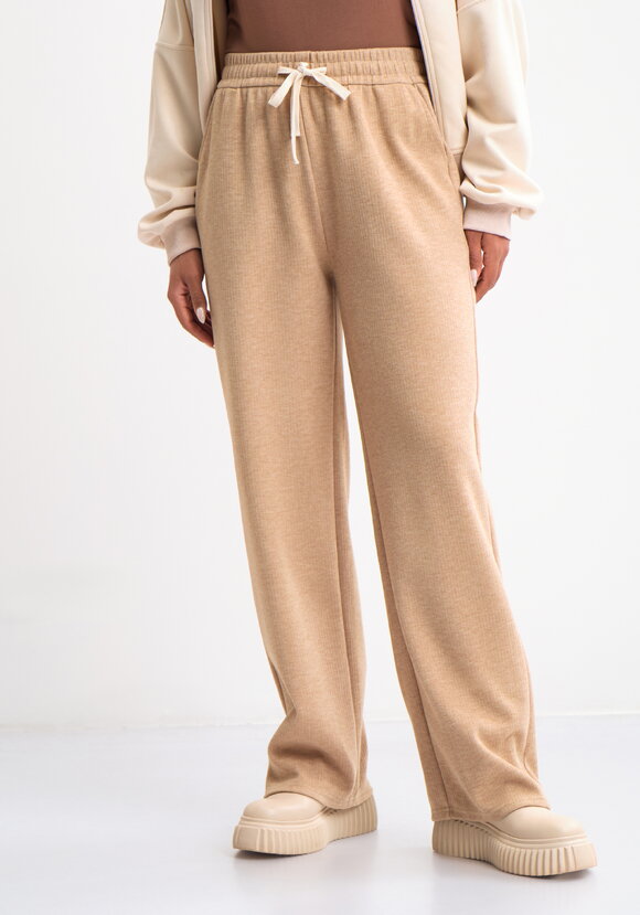 Брюки прямые от бедра на резинке шир.  580, рис. 2