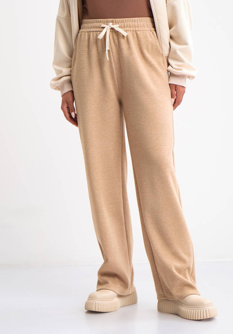 Брюки прямые от бедра на резинке шир.  750, рис. 2