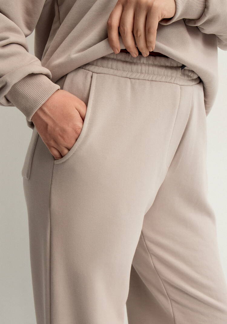 Джоггеры из футера с эластичным поясом шир.  750, рис. 5