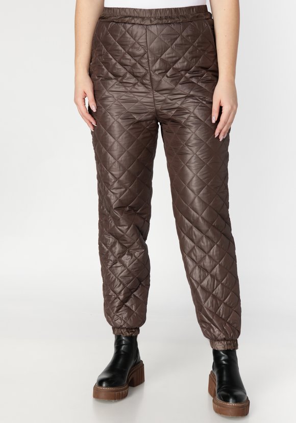 Брюки стеганые на резинке шир.  580, рис. 5