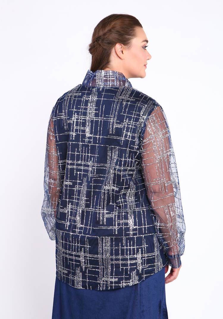 Блуза Млечный путь шир.  750, рис. 11