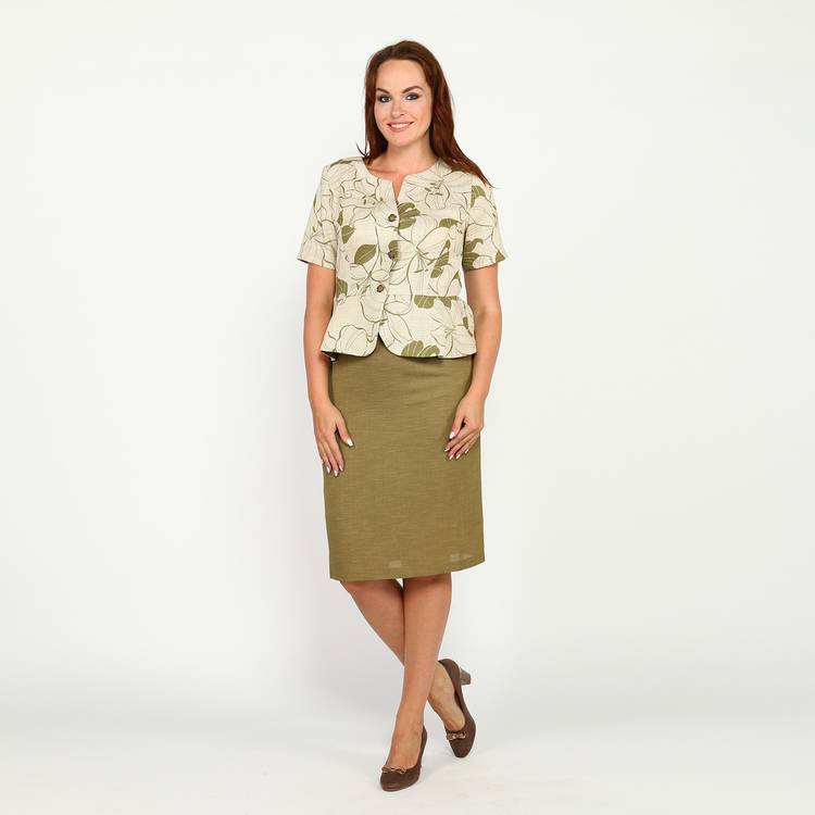 Юбка женская однотонная шир.  750, рис. 10