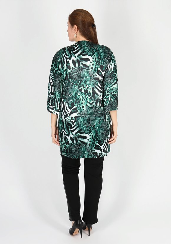 Кардиган на застежке с имитацией карманов шир.  580, рис. 3