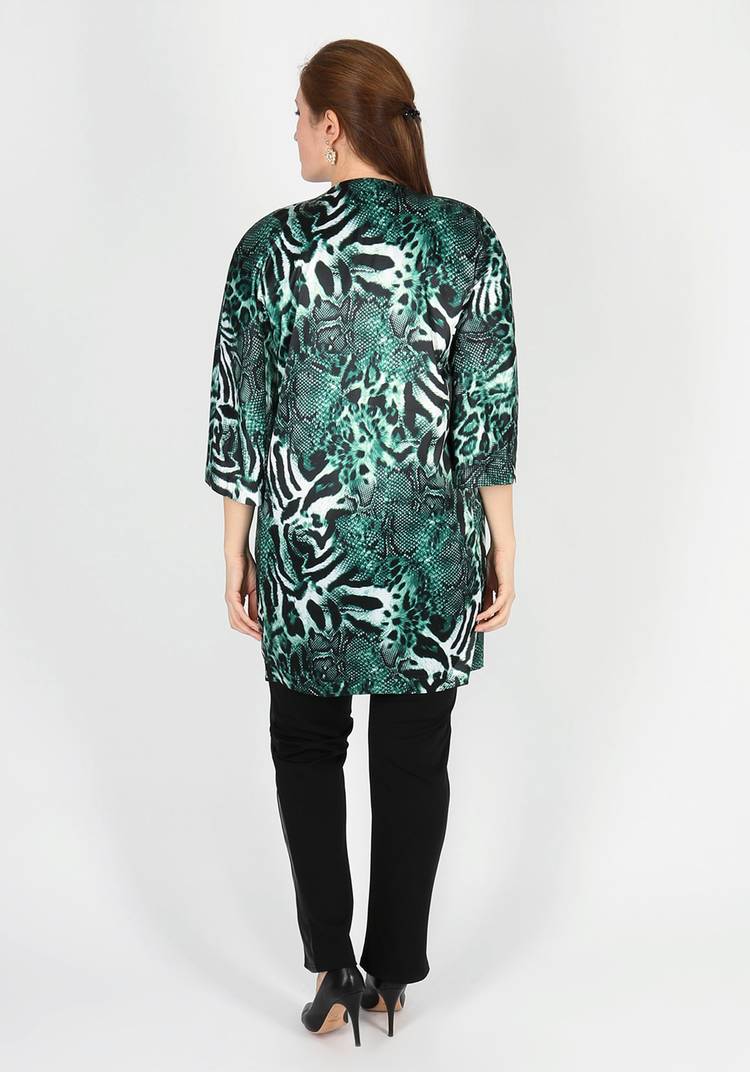 Кардиган на застежке с имитацией карманов шир.  750, рис. 3