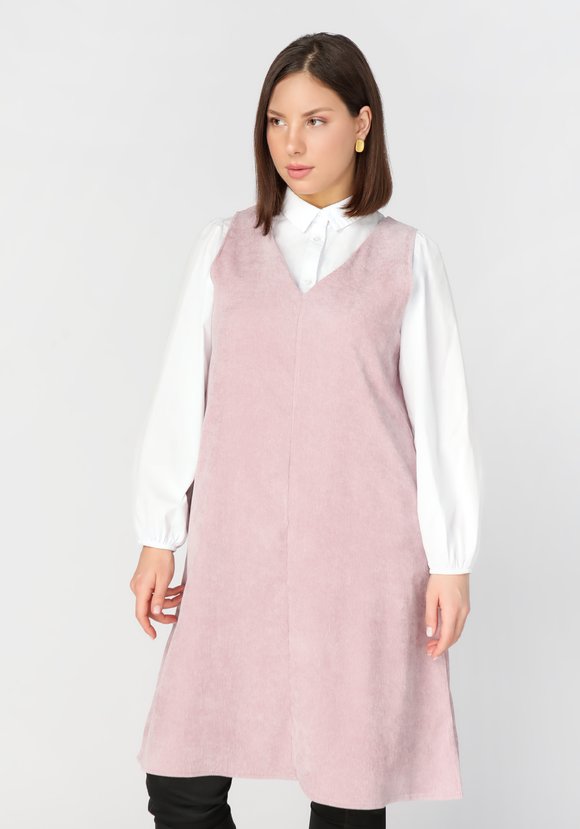 Сарафан вельветовый без застежек Маргарита шир.  580, рис. 1