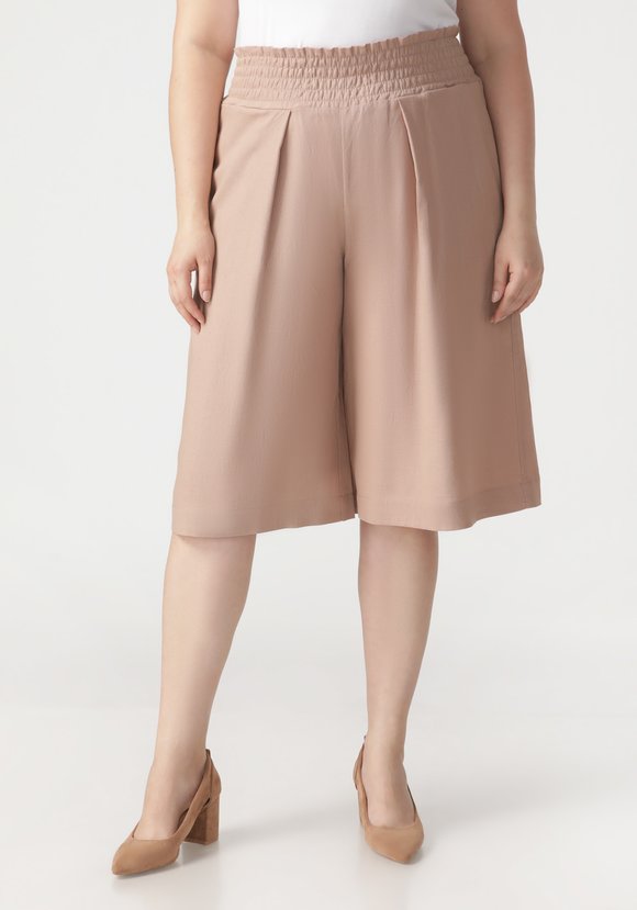 Бермуды на резинке с карманами шир.  580, рис. 1