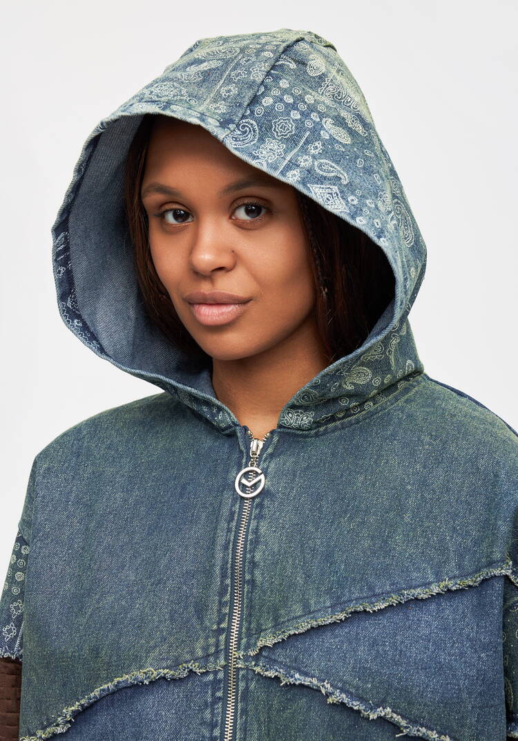 Джинсовая куртка Бархат сумерек шир.  750, рис. 5