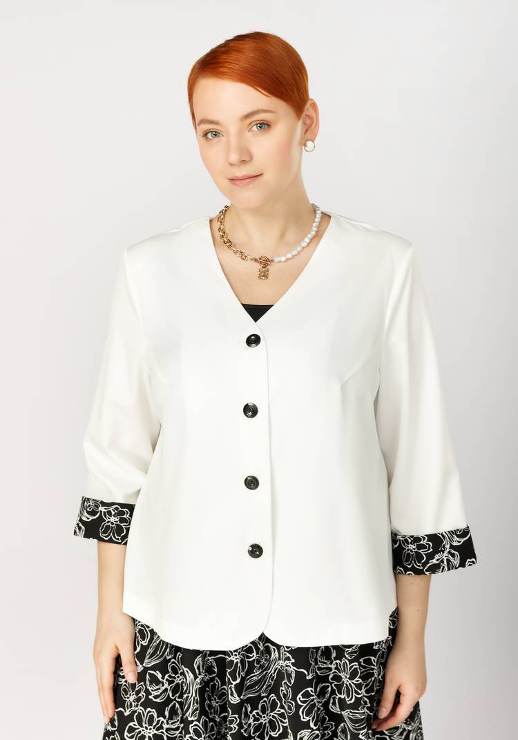 Комплект: пиджак с юбкой шир.  750, рис. 13