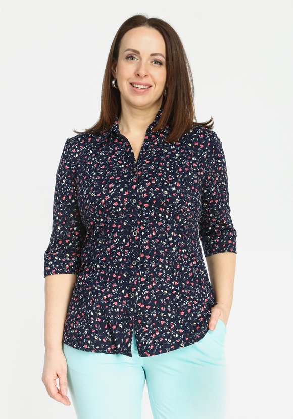 Блуза Чудесная встреча шир.  580, рис. 6