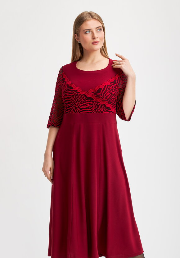 Платье Мальвина с отделкой из кружева шир.  580, рис. 2