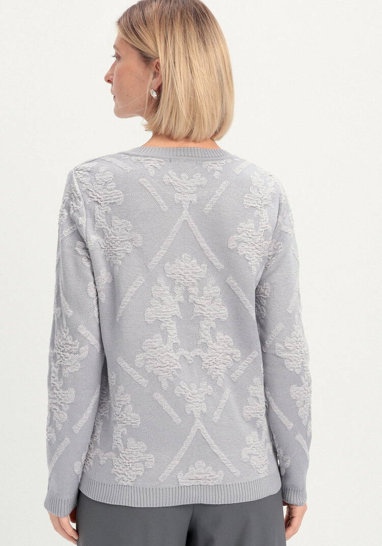 Джемпер с геральдическим орнаментом шир.  750, рис. 11