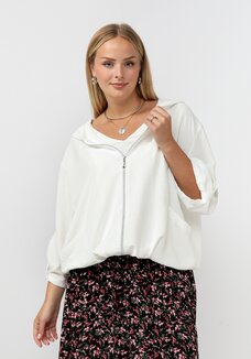 Жакет на молнии с капюшоном Амелия