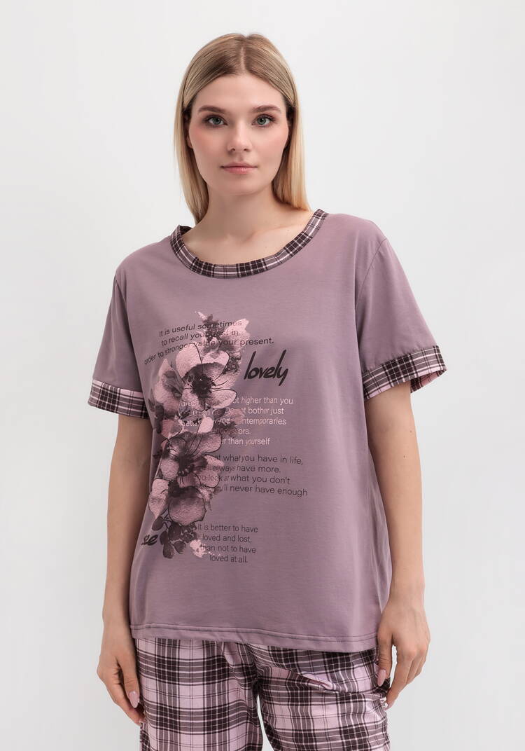Костюм с клетчатыми шортами шир.  750, рис. 2