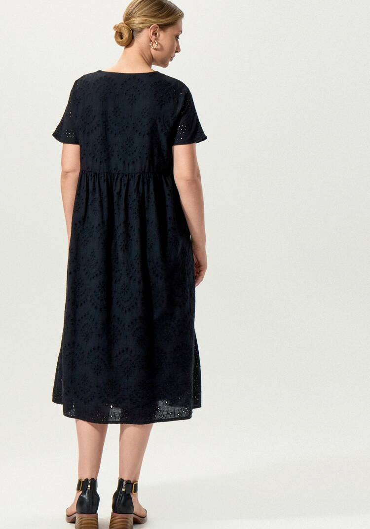 Платье ажурное с цельнокроеным рукавом шир.  750, рис. 35