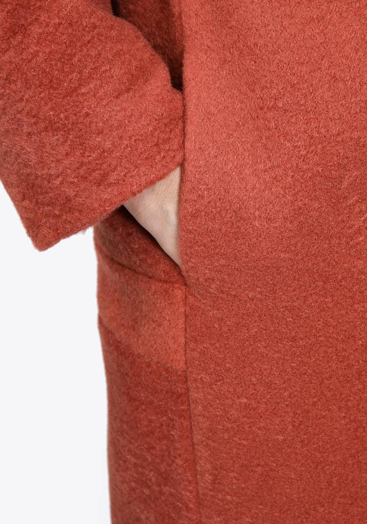 Пальто с отложным воротником и карманами шир.  750, рис. 8