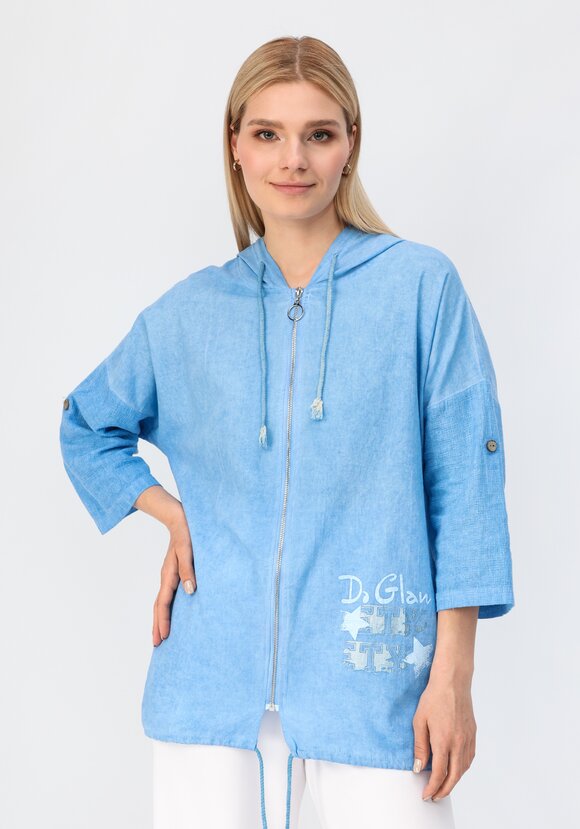 Блуза с капюшоном Милена шир.  580, рис. 1