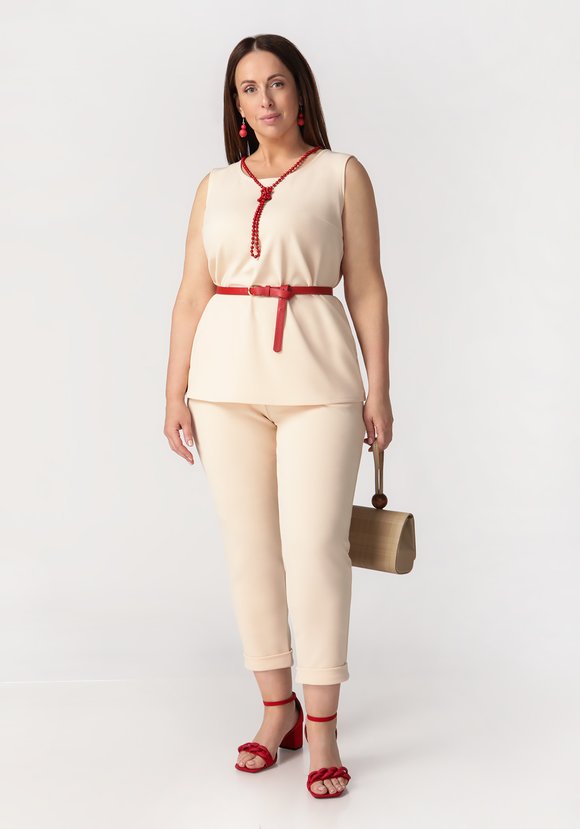 Топ женский из трикотажа Эльвира шир.  580, рис. 5