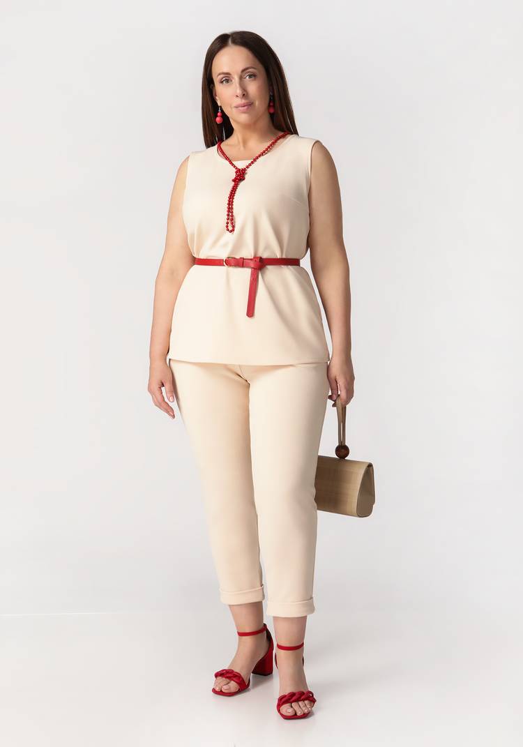 Топ женский из трикотажа Эльвира шир.  750, рис. 5