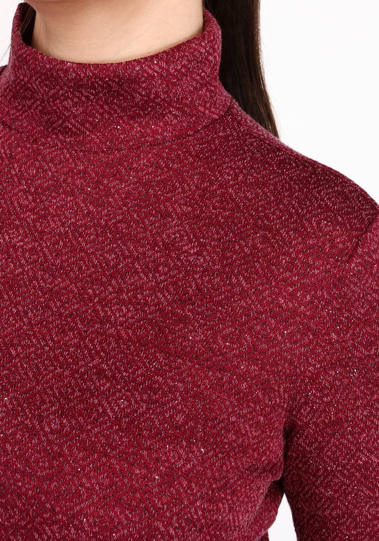 Водолазка базовая с люрексом шир.  750, рис. 4