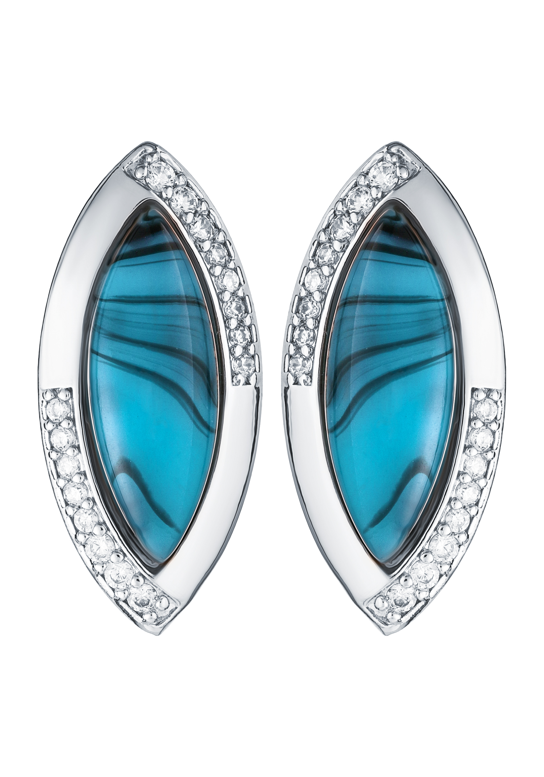 Комплект "Невесомый шлейф" BO.GEMS, цвет голубой, размер 17 перстень - фото 10