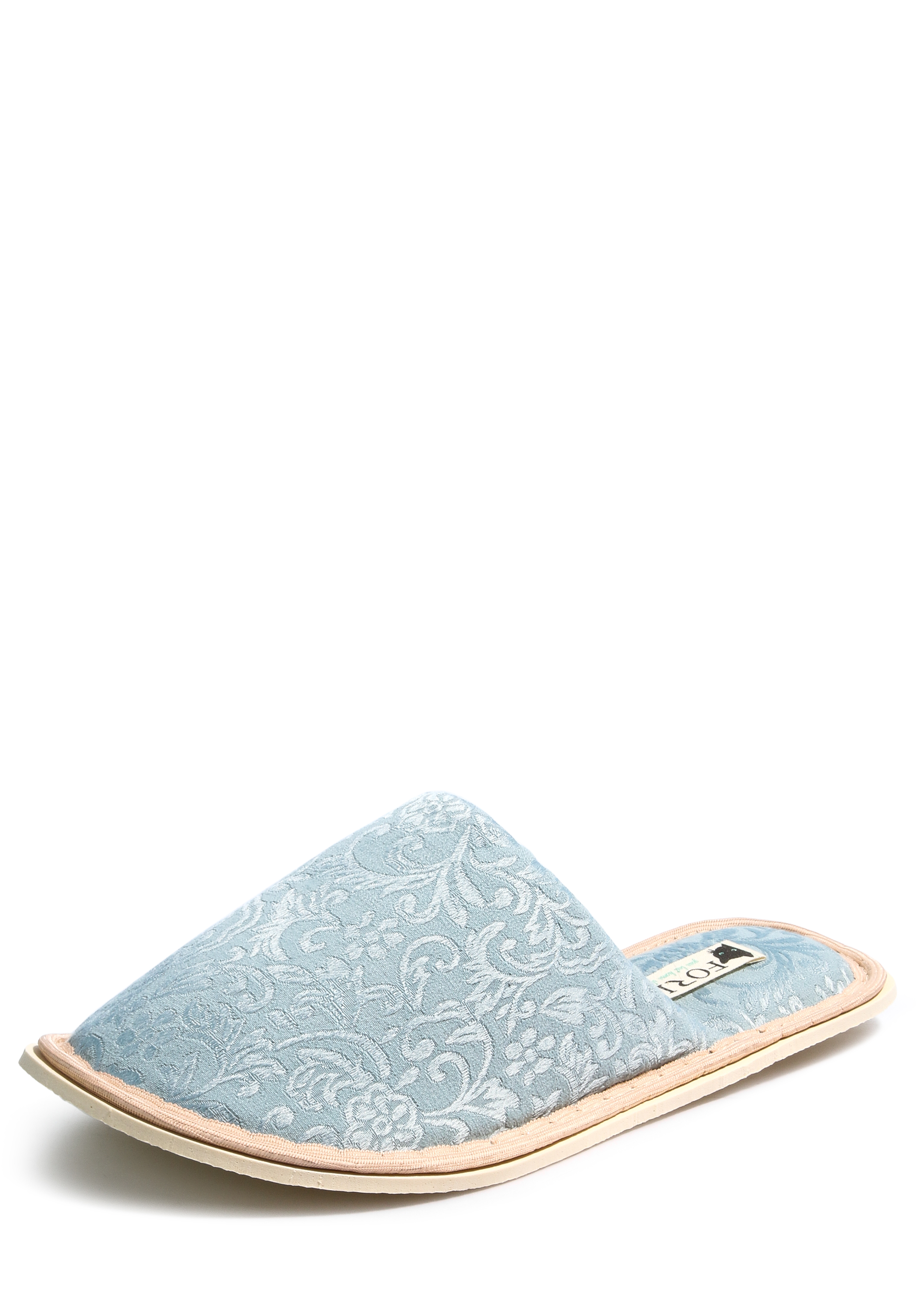 

Тапочки мягкие "Жаккард", Голубой