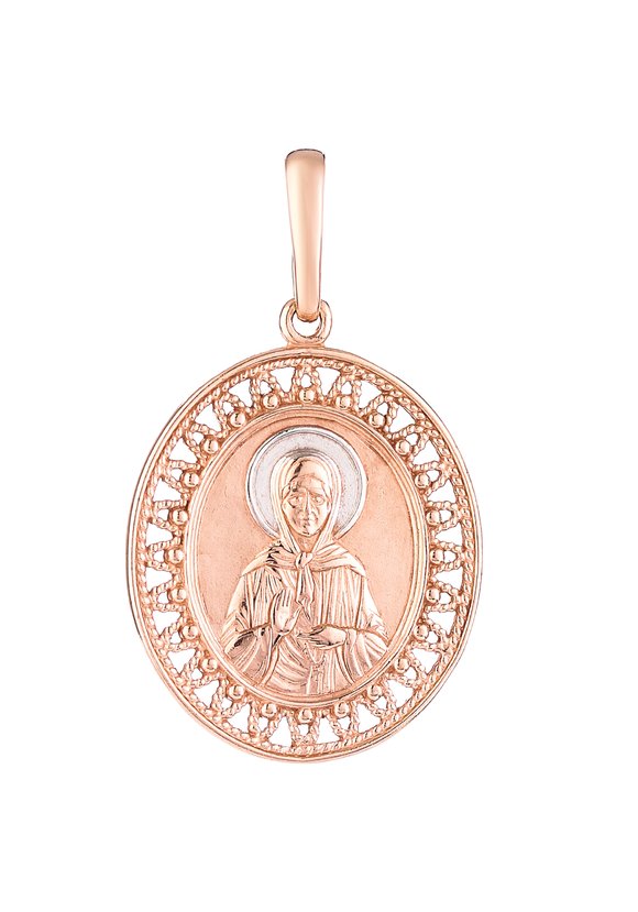 Подвеска Св. Матрона Московская шир.  580, рис. 1